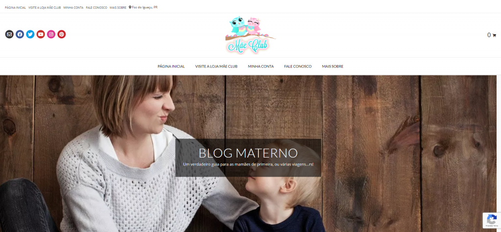 Site Mãe Club Consultor Web Foz